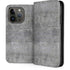 Natural Grey Concrete iPhone 15 Pro Folio Case